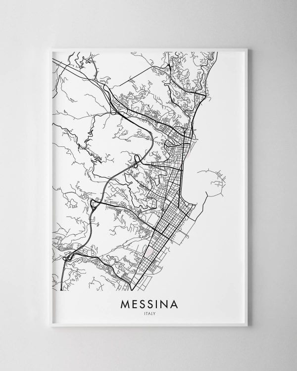 Messina Map Print