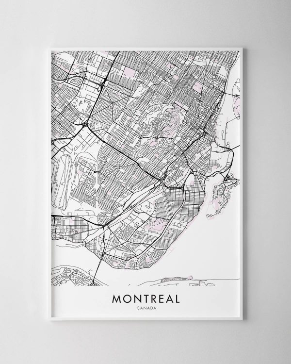 Montreal Map Print