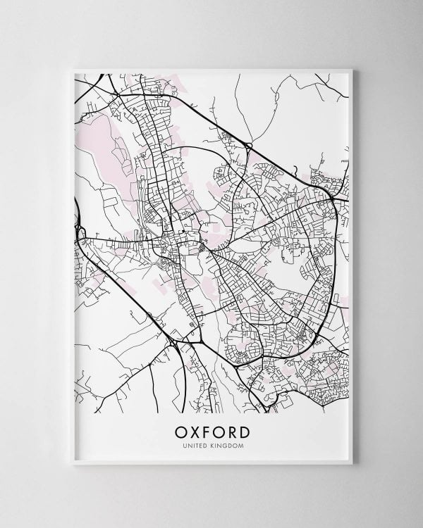 Oxford Map Print
