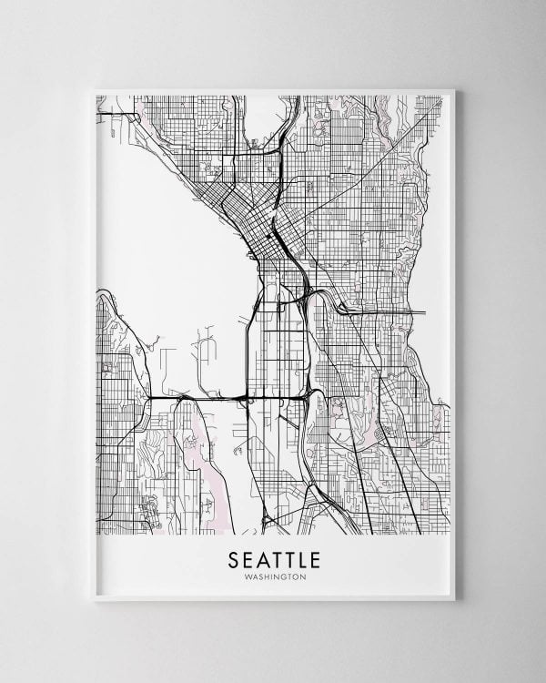 Seattle Map Print