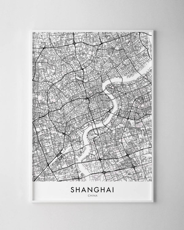 Shanghai Map Print