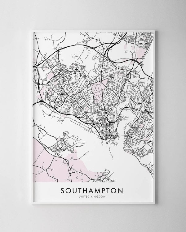 Southampton Map Print