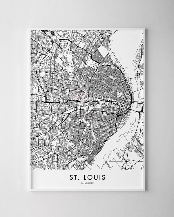 St. Louis Map Print