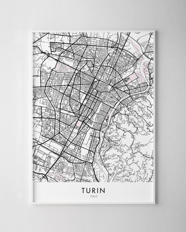 Turin Map Print