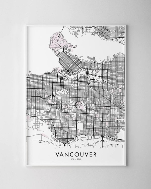 Vancouver Map Print