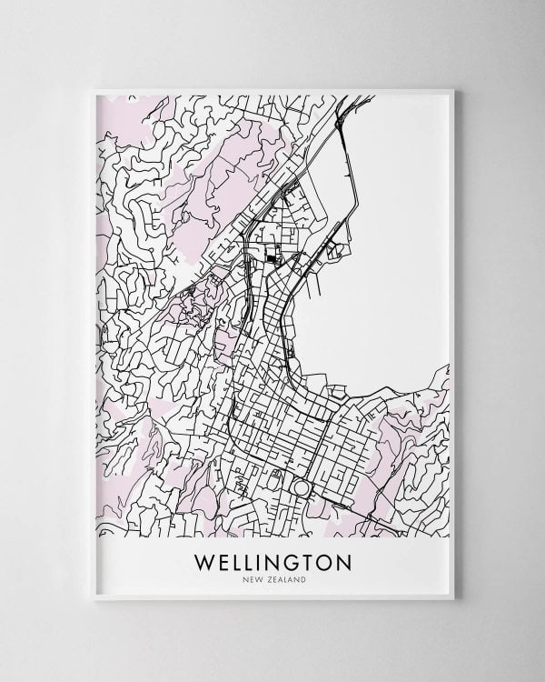 Wellington Map Print
