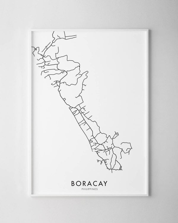 Boracay Map Print