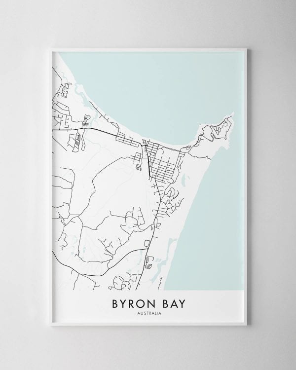 Byron Bay Map Print