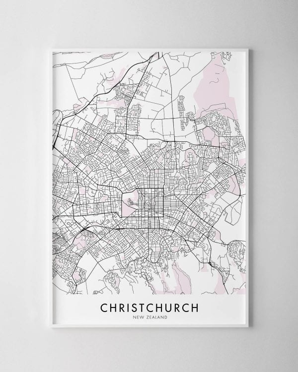 Christchurch Map Print