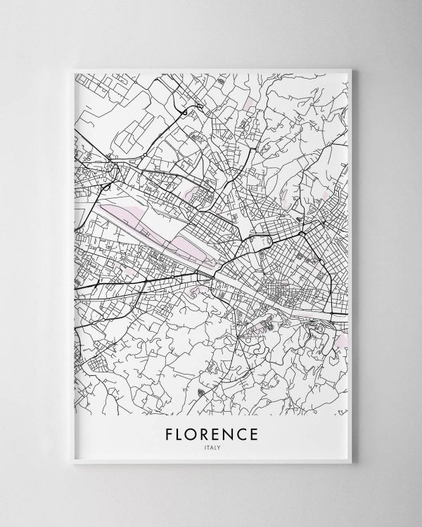 Florence Map Print
