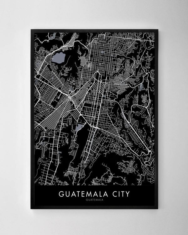 Guatemala City Map Print