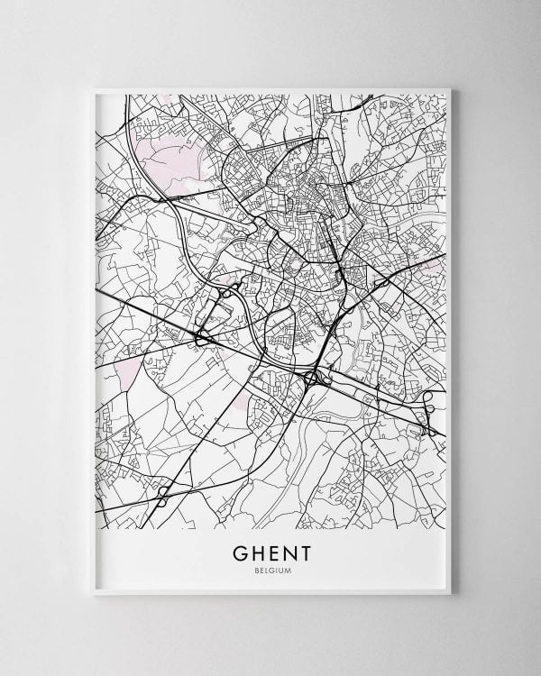 Ghent Map Print