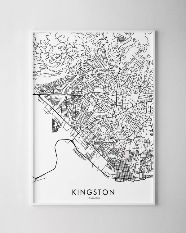 Kingston Map Print