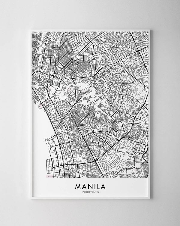 Manila Map Print