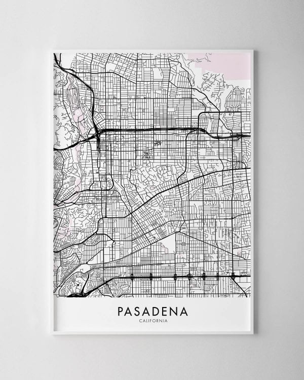 Pasadena Map Print
