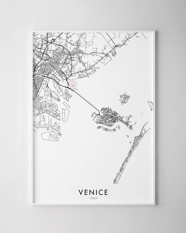 Venice Map Print
