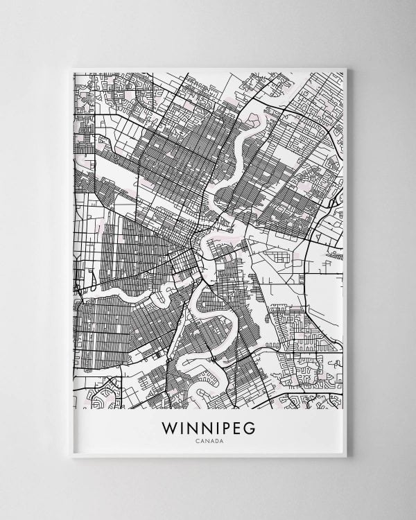 Winnipeg Map Print