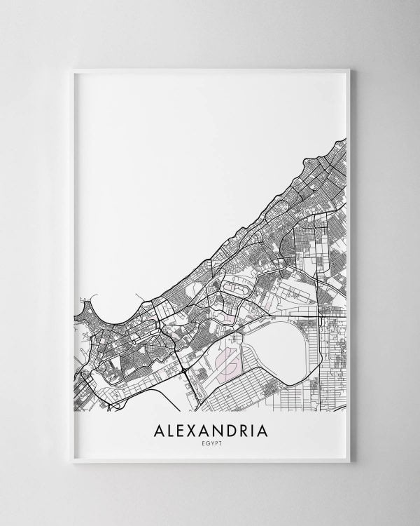 Alexandria Map Print