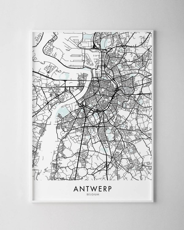 Antwerp Map Print