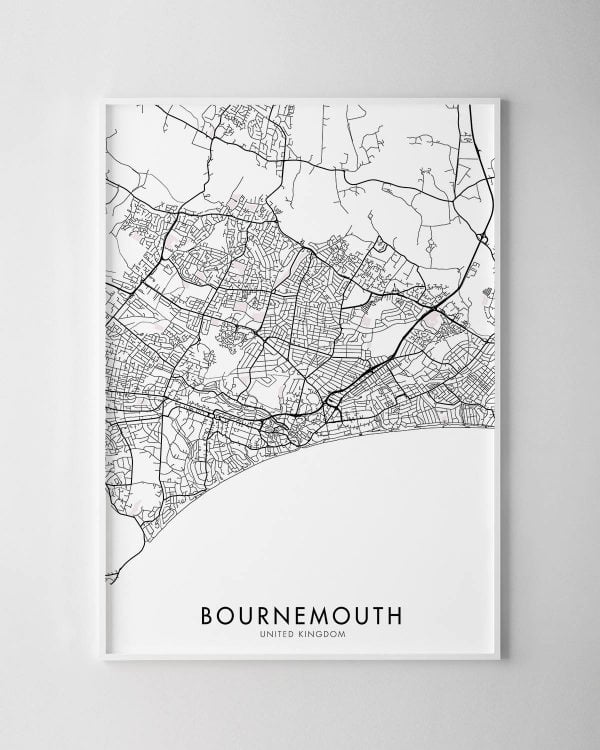 Bournemouth Map Print