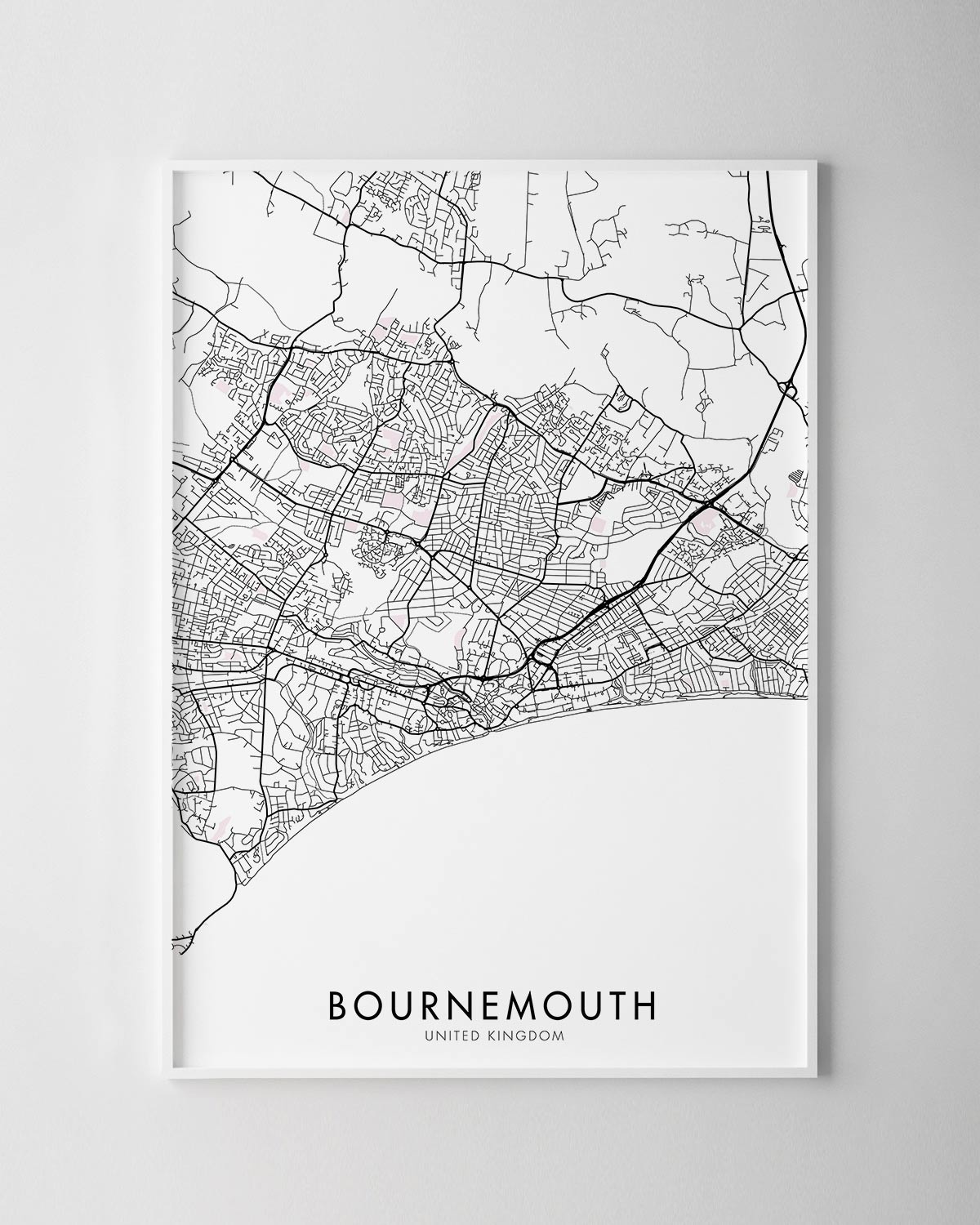 Bournemouth Map Print - Chelsea Chelsea