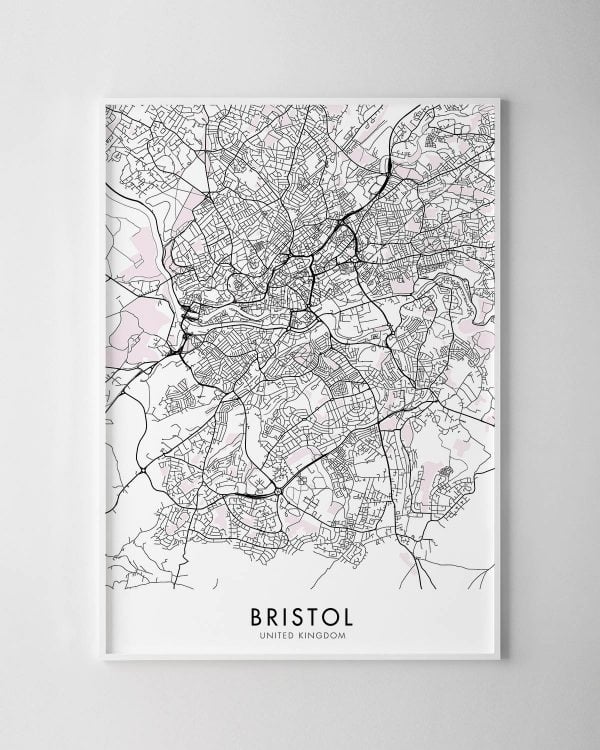 Bristol Map Print