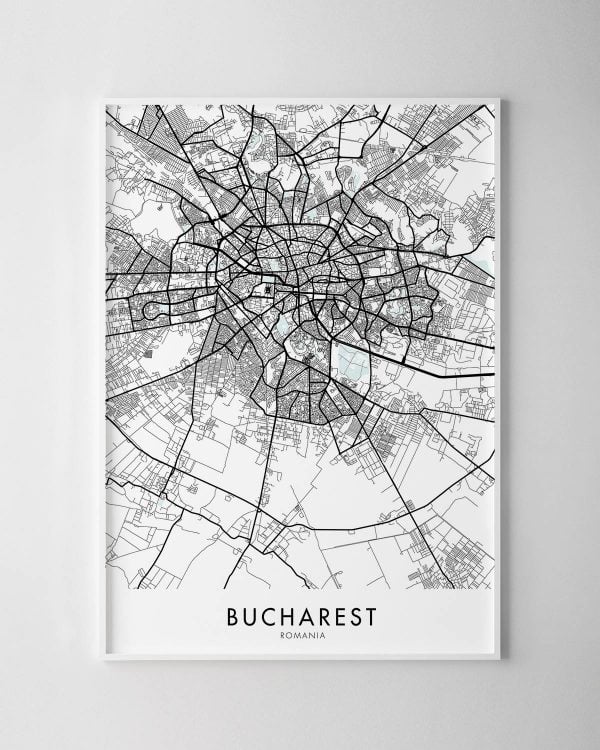 Bucharest Map Print