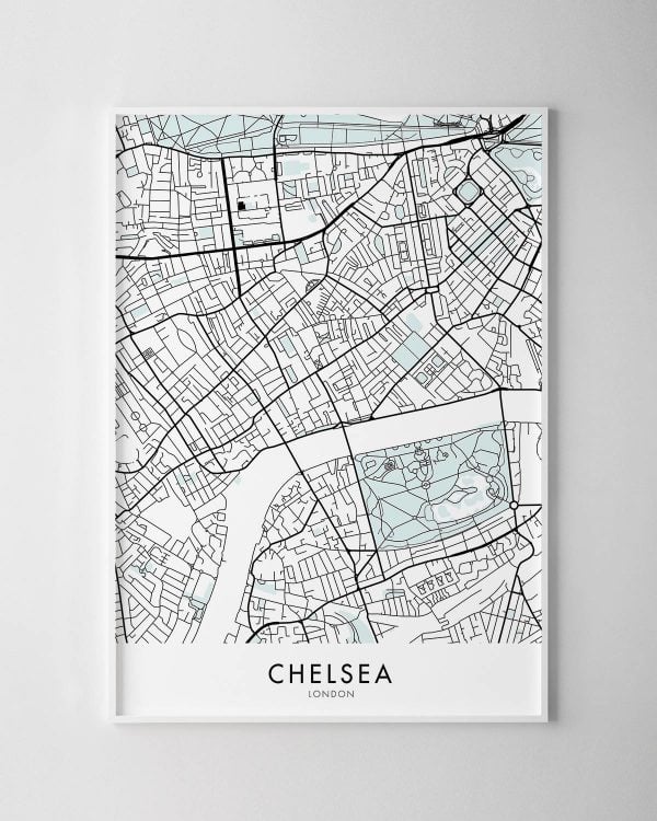 Chelsea, London Map Print