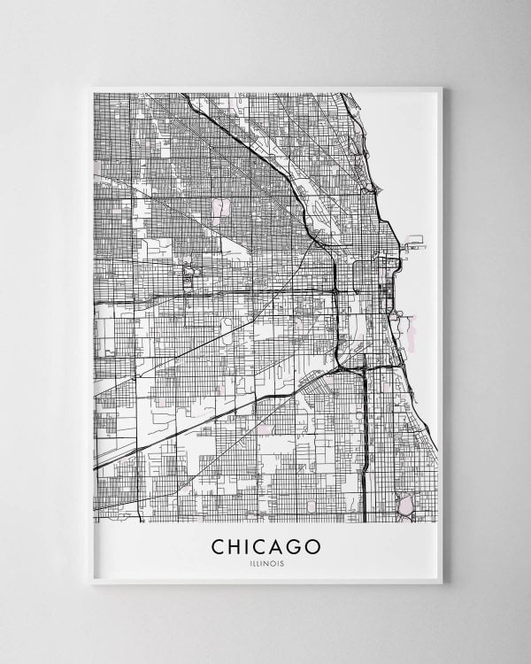 Chicago Map Print