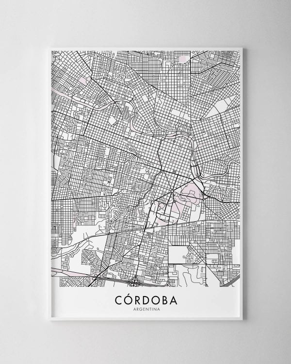 Córdoba Map Print