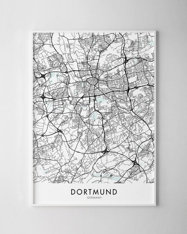 Dortmund Map Print