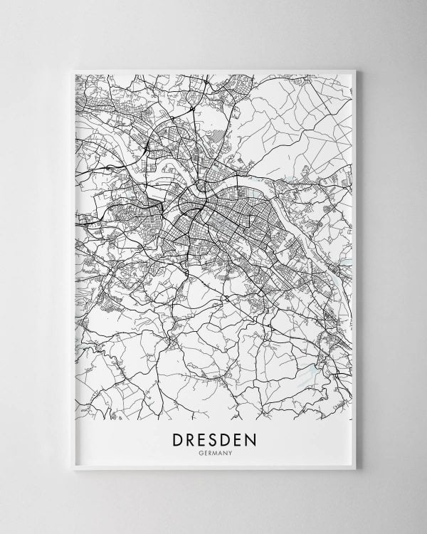 Dresden Map Print