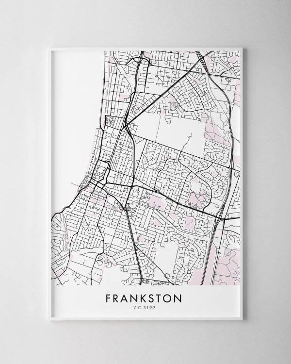 Melbourne – Frankston Map Print