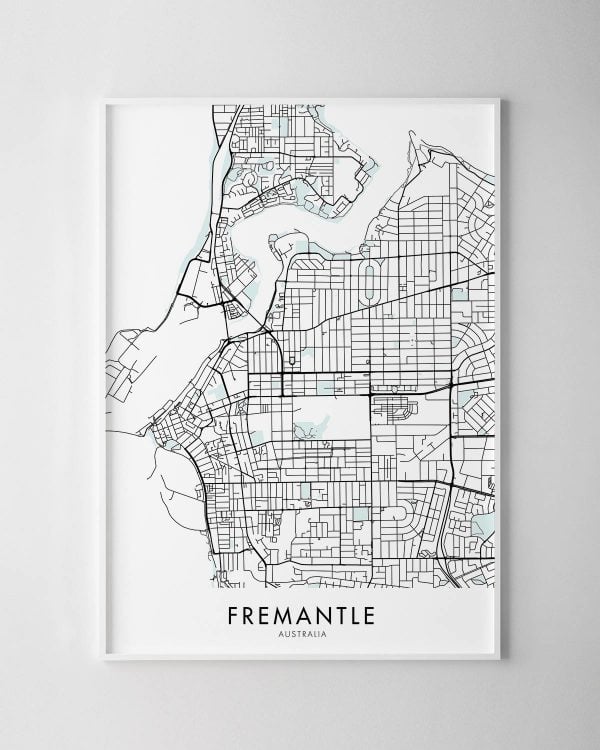 Fremantle Map Print