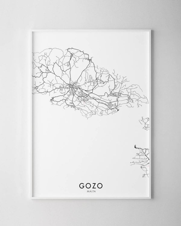 Gozo Map Print