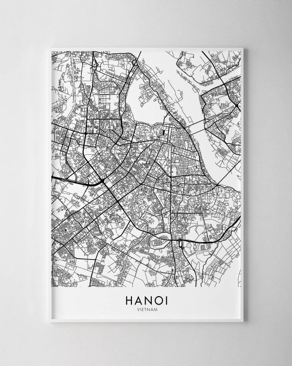 Hanoi Map Print