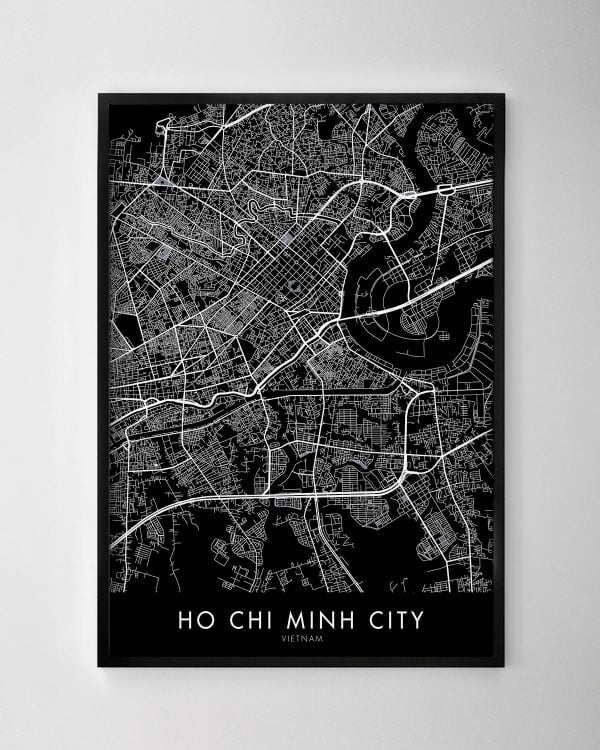 Ho Chi Minh City Map Print