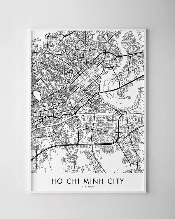Ho Chi Minh City Map Print