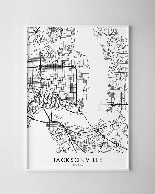 Jacksonville Map Print