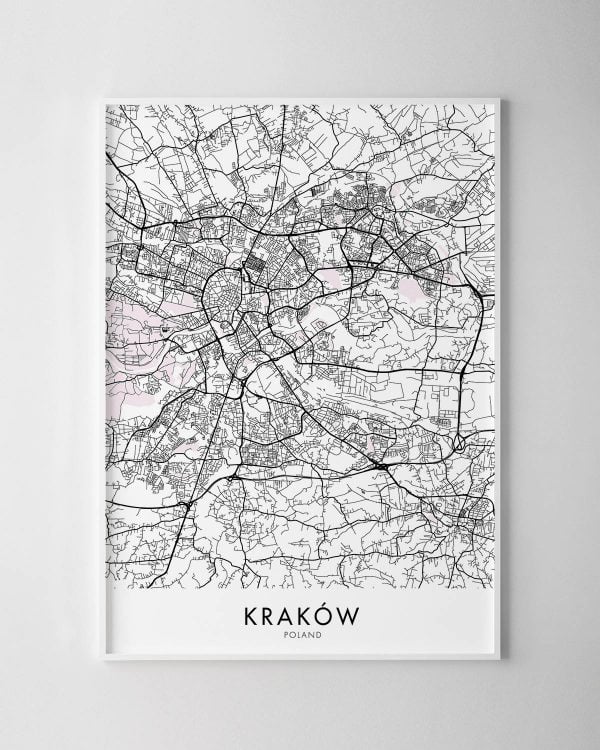 Kraków Map Print