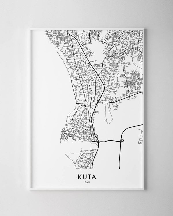 Kuta Map Print