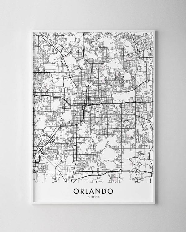 Orlando Map Print