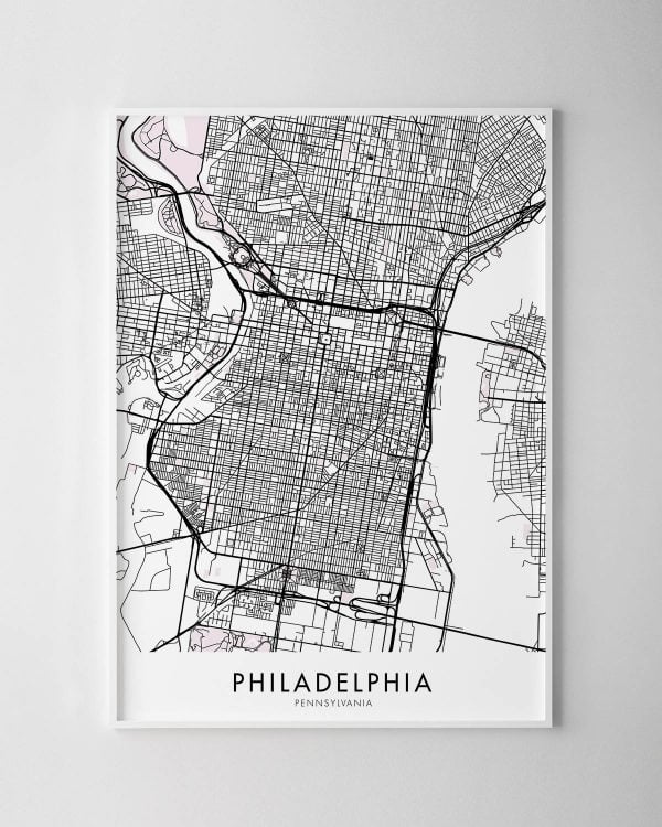Philadelphia Map Print