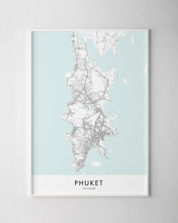 Phuket Map Print