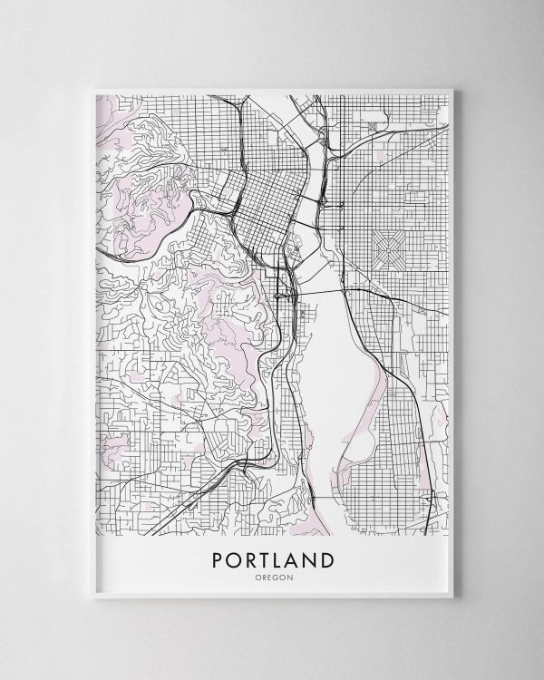 Portland Map Print