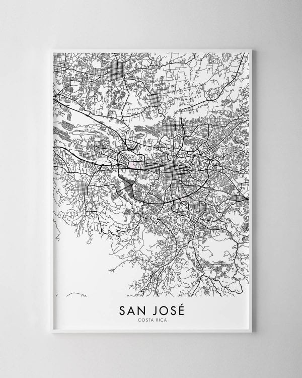 San José Map Print