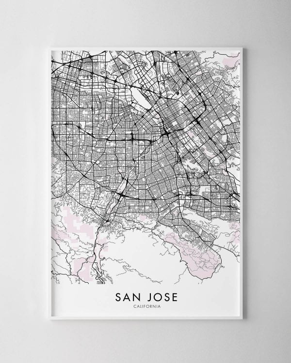 San Jose Map Print