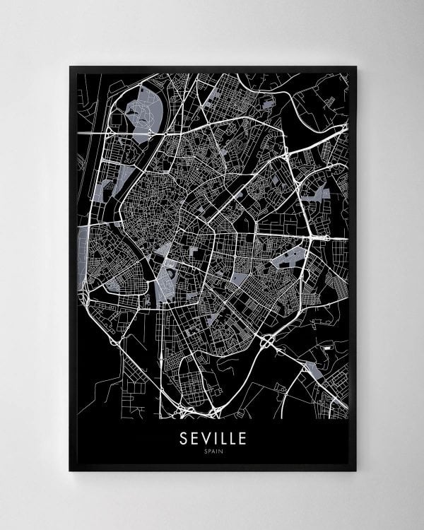 Seville Map Print