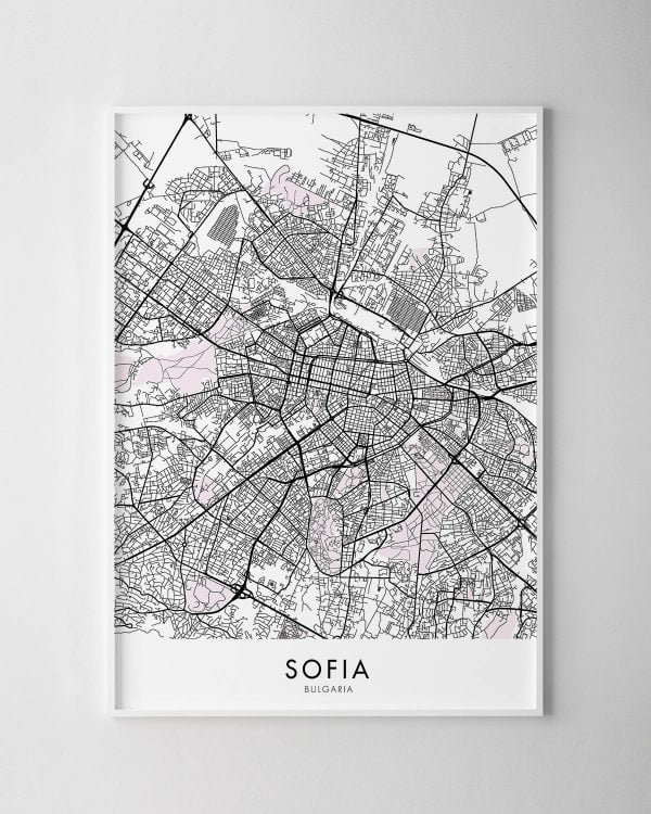 Sofia Map Print