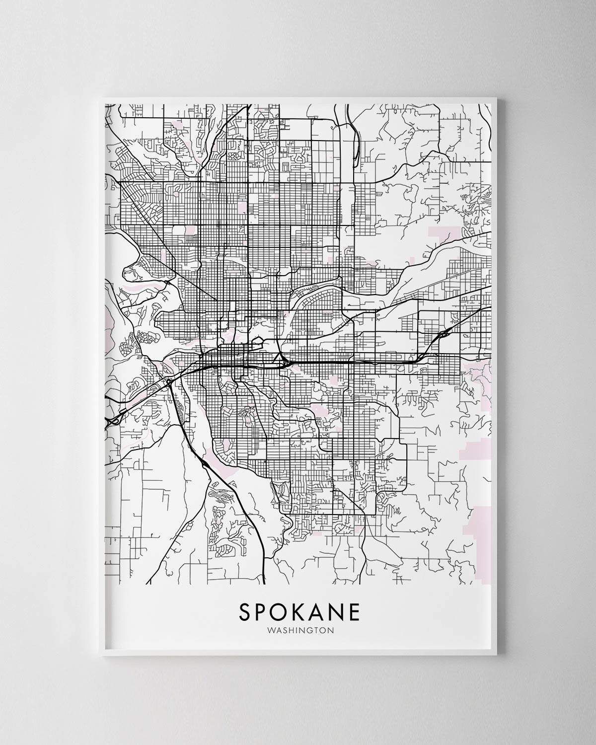 Spokane Map Print - Chelsea Chelsea